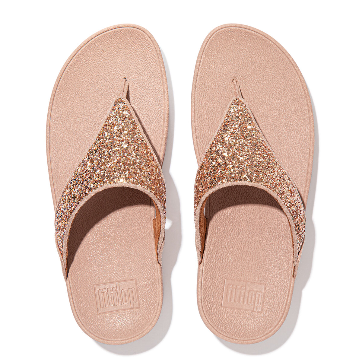 FitFlop&trade; Lulu Glitter Rose Gold