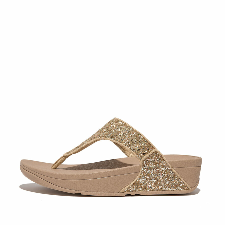 fitflop-lulu-glitter-latte-teenslippers-zijaanzicht
