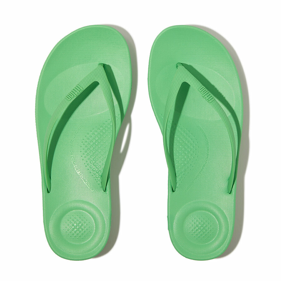 FitFlop Iqushion TM Slippers Dames Pop Green