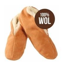 spaanse sloffen beige wol