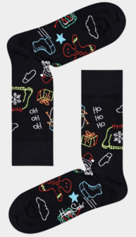 Happy Socks Kerstsokken HoHoHo &ndash; Warme, Feestelijke Sokken voor Kerstmis