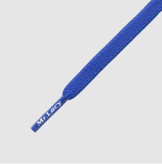 Mr. Lacy Flexies blauw plat 110 cm
