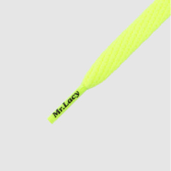 Mr. Lacy Smallies neon lime yellow plat 90 cm