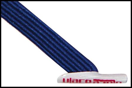 Ulace - Veters - voor sneakers met 6 gaatjes - Royal Blue - Elastiek