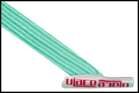 ULace elastic laces sea foam blue