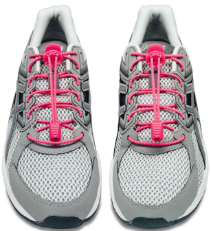 Lock Laces elastische veters roze one size