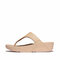 fitflop-lulu-leather-teenslippers-zijaanzicht  Sand Beige