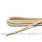 Cordial katoenen ecru grof rond veters dikte 4 mm