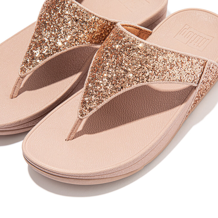 FitFlop&trade; Lulu Glitter Rose Gold
