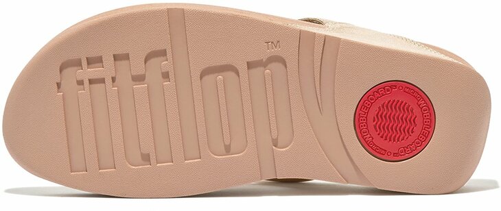 fitflop-lulu-leather-teenslippers-leren-comfort Platino 