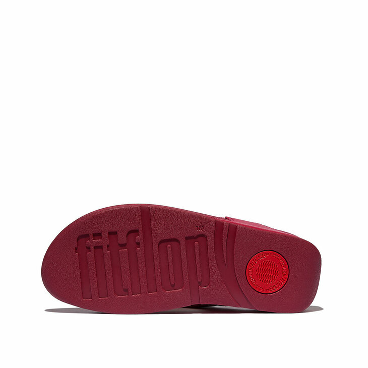 fitflop-lulu-leather-teenslippers-leren-comfort Rood