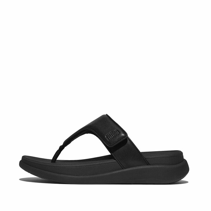 fitflop-fmode-go-adjustable-flatform-teenslippers-zwart