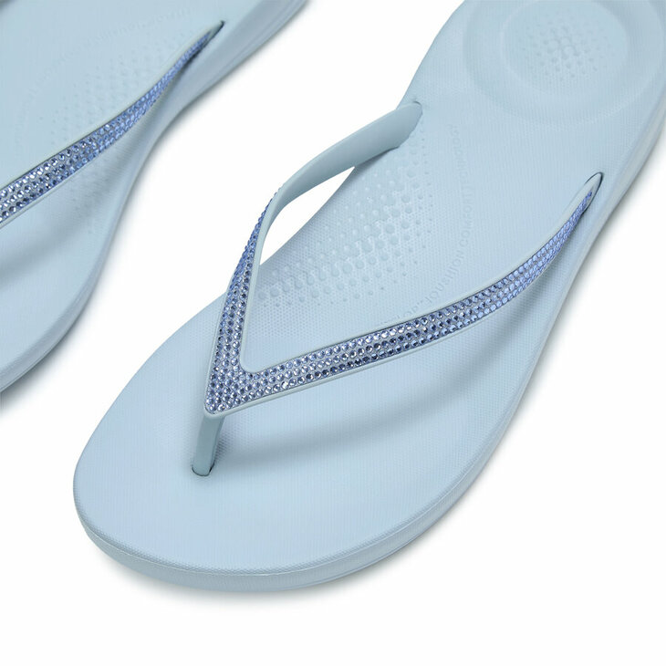 fitflop-iqushion-sparkle-zomerslippers-dames-blauw