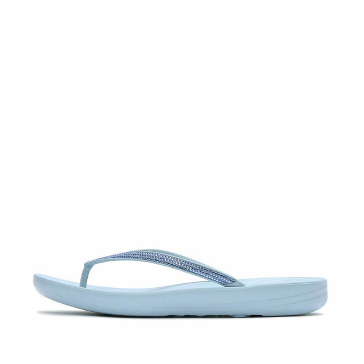 fitflop-iqushion-sparkle-zomerslippers-dames-blauw