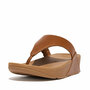 fitflop-lulu-leather-teenslippers-leren-comfort Tan