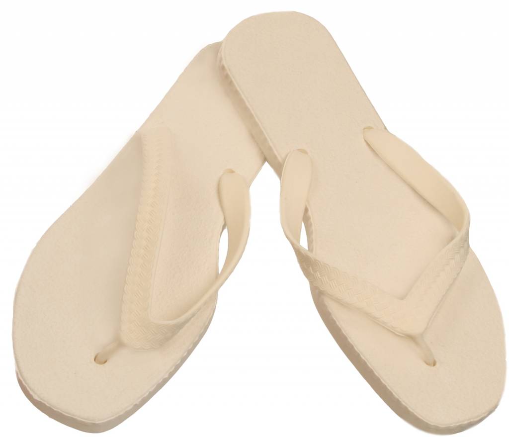 Sarraizienne Teenslippers wit wit