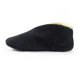 Spaanse sloffen bernardino zwart 100% wol