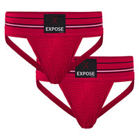 Expose Jockstrap - Ondergoed - Rood - 2 pack