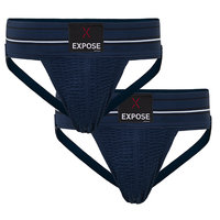 Expose Jockstrap - Ondergoed - Navy - 2 pack