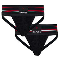 Expose Jockstrap - Ondergoed - Zwart - 2 pack