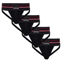 Expose Jockstrap - Ondergoed - Zwart - 4 pack