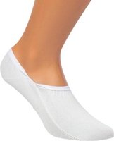 5 Pack - Steps - Sneaker sokken Dames - Sneaker sokken Heren - Footies - Wit 