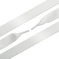 Satijnen schoenveters dreamly white 90 cm