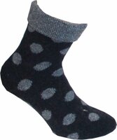 Huissokken - met wol - Blauw - maat 35-38 en 39-42