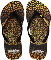 Beachyfeet Slipper Women - Black - Mandaleo