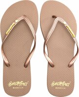 Beachyfeet Slipper Women - Brown - Chocolate