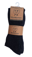 WoolWarmers wollen sokken Antraciet 2 pack