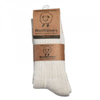 WoolWarmers wollen sokken creme wit 2 pack