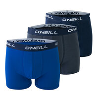 O’Neill Boxershorts Heren 3-Pack – Zwart, Blauw & Grijs – Katoen Stretch – Maat S t/m XL