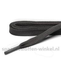 Schoenveters wax grijs plat dikte 7 mm 120 cm 