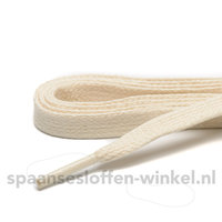 Schoenveters wax crème plat dikte 7 mm 150 cm 