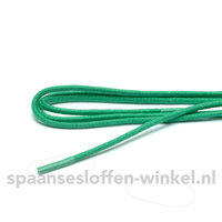 Schoenveters groen fijn rond 75 cm dikte 3 mm