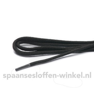 Eeuwigdurend bijvoorbeeld gebed zwarte veters rond 250 cm | spaansesloffen-winkel.nl -  spaansesloffen-winkel.nl